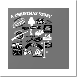 Christmas Story Quotes Posters and Art